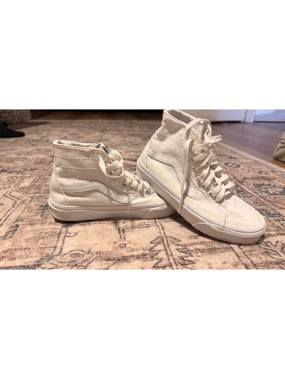 White high top vans